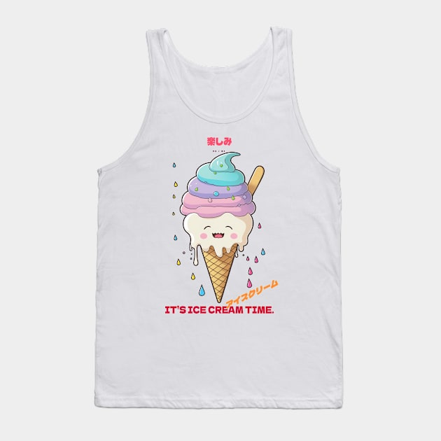 It’s Ice cream time. Tank Top by bmron